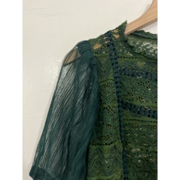 Fairy Grunge Whimsigoth Goblincore Victorian Edwardian Romantic Top M Ethereal - Picture 5 of 14